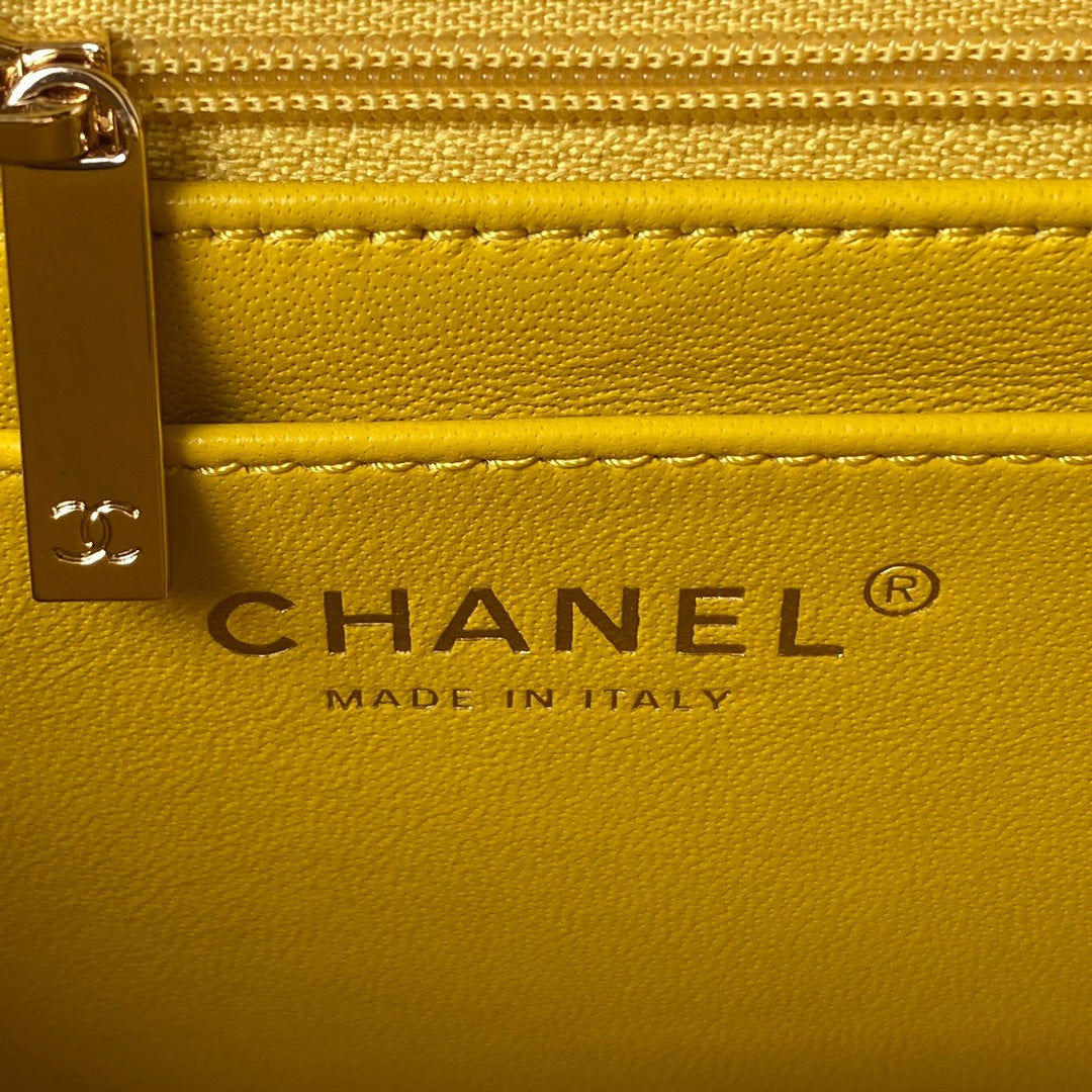 Diamond Handle Flap Bag