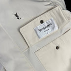 Cassandre Reversible Work Jacket 
in Brushed Cotton Double-Sided Canvas