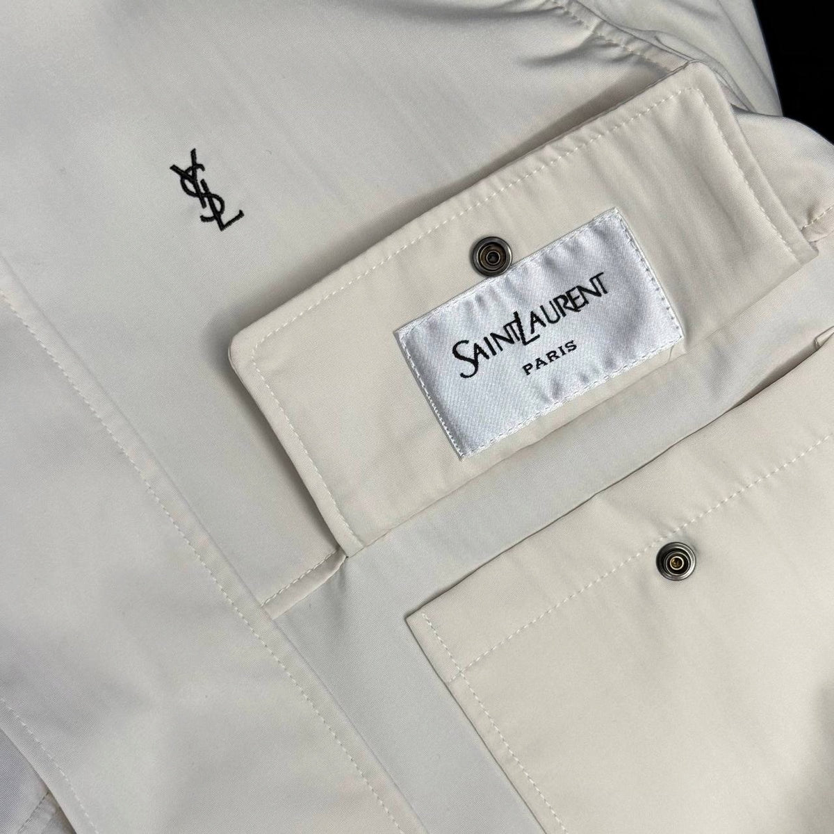 Cassandre Reversible Work Jacket 
in Brushed Cotton Double-Sided Canvas
