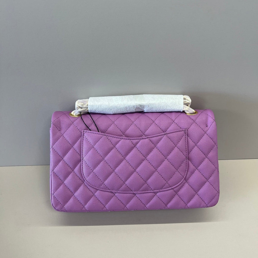 Caviar Leather Classic Double Flap Bag