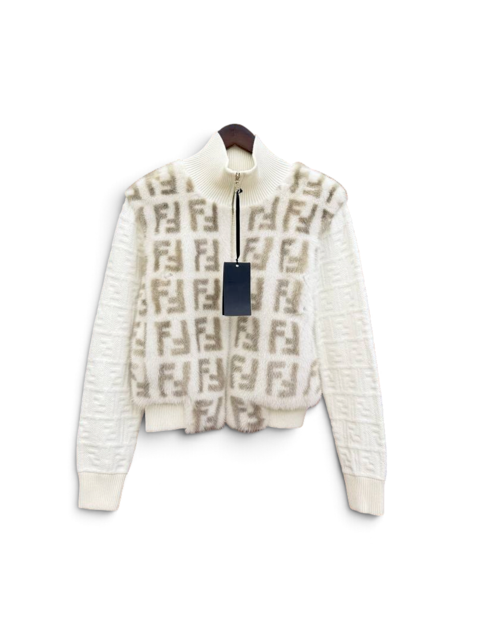 FF Logo Fur Jacket