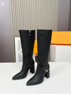 Knit Over-the-Knee Long Boots