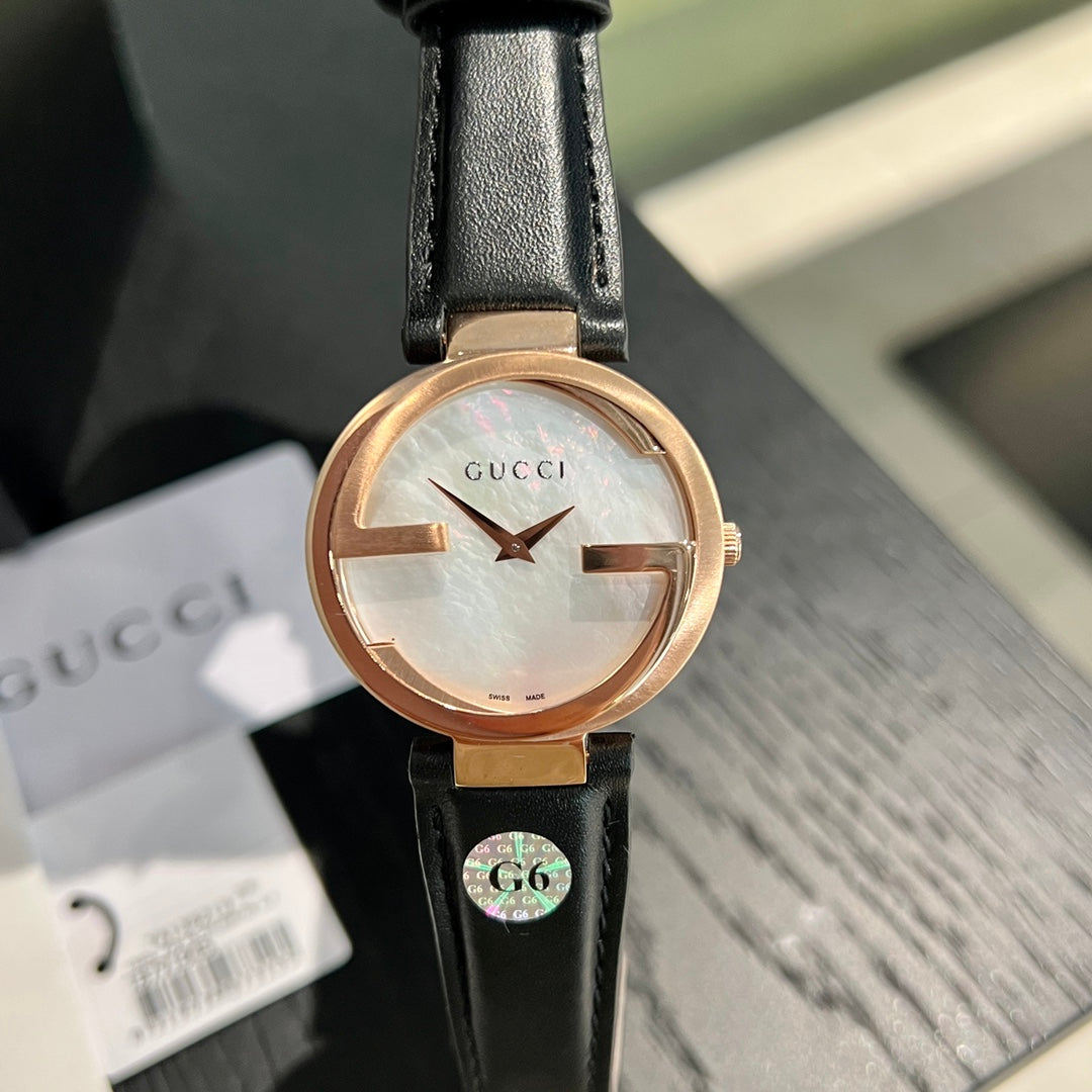 G Stainless 37 mm Steel Watch – White Dial