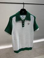 Raglan Boucle Polo Shirt