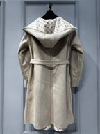 Hooded Wrap Coat