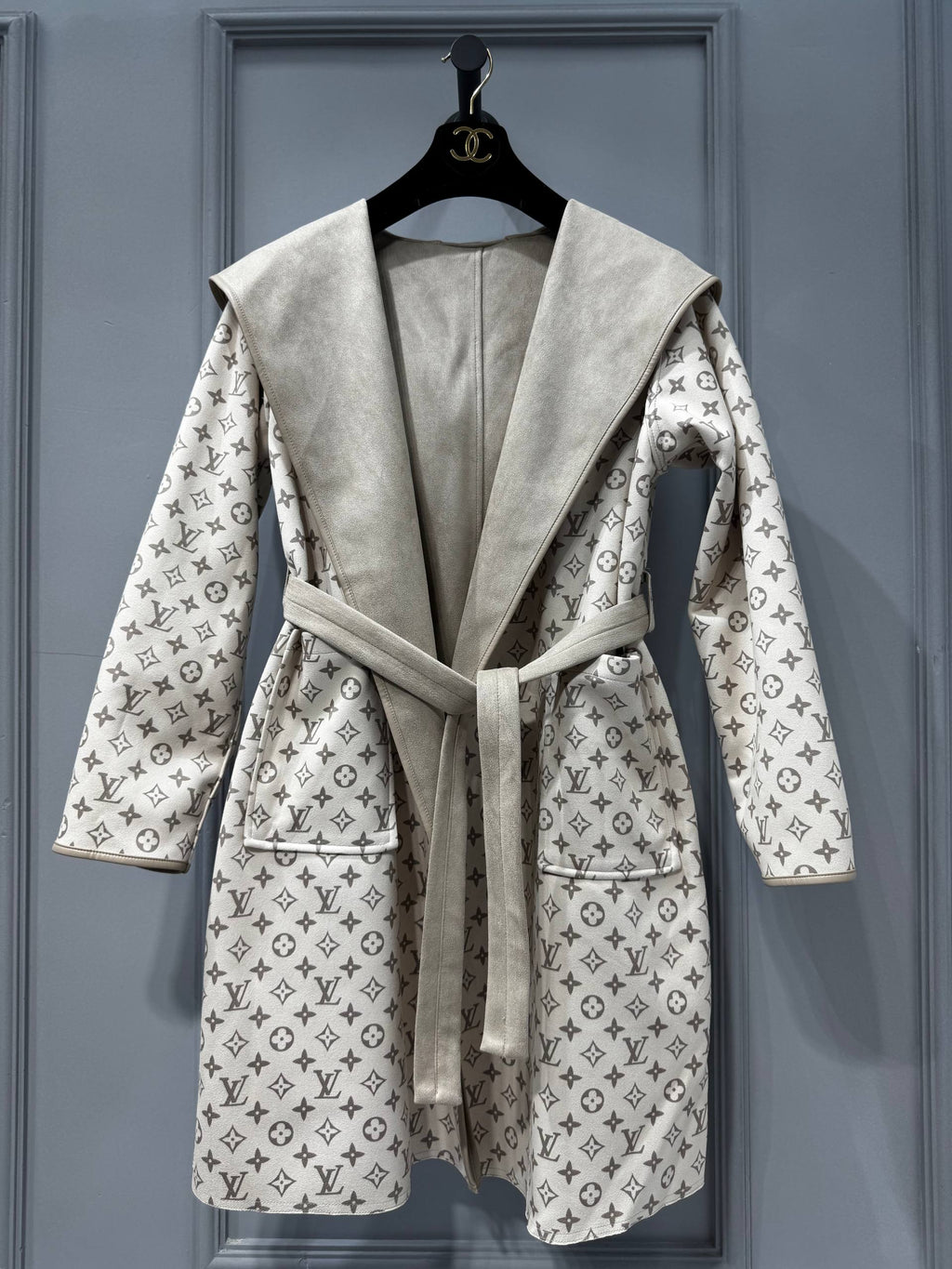 Hooded Wrap Coat