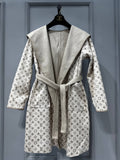Hooded Wrap Coat
