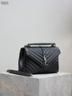 Quilted Leather Collage Bag