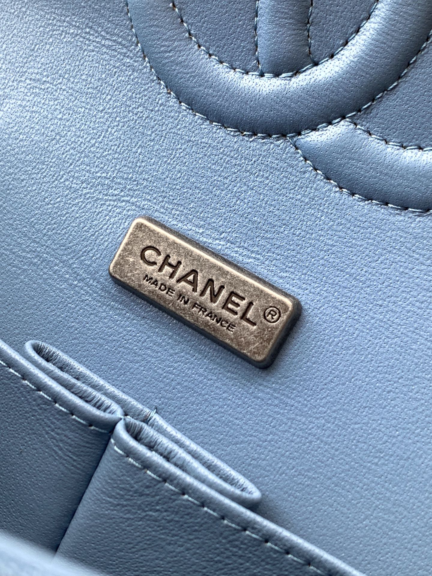 Denim Classic Flap Chain Shoulder Bag