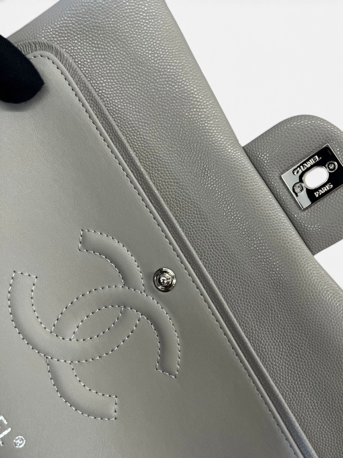 Caviar Leather Classic Double Flap Bag