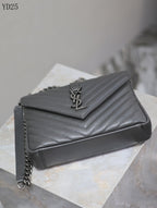 Quilted Leather Collage Bag