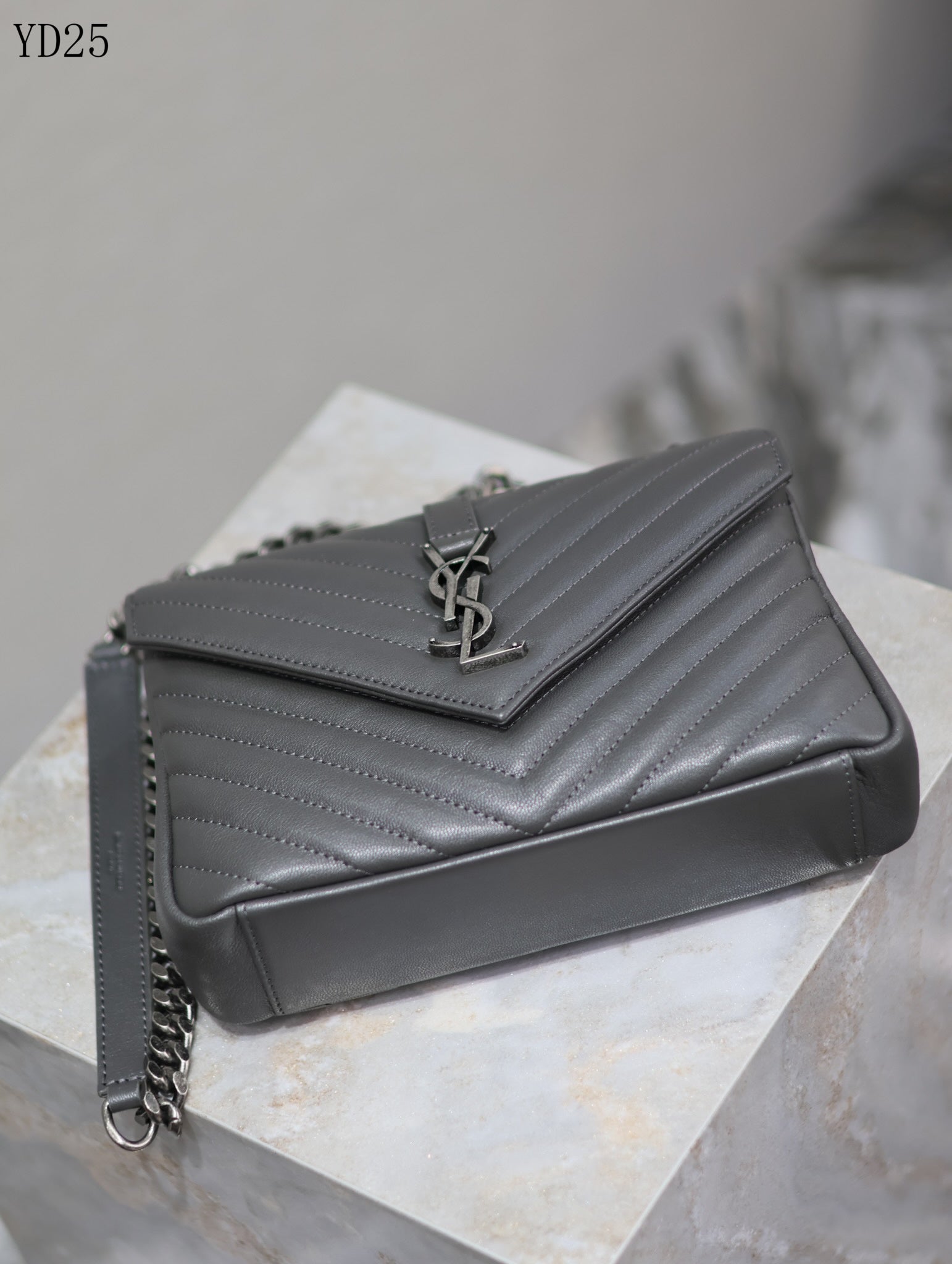 Quilted Leather Collage Bag
