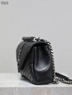 Quilted Leather Collage Bag
