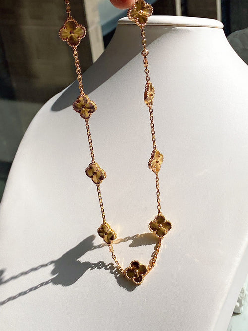 10 Motif Necklace – 18K Gold Finish