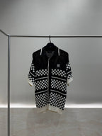 Checkered Mesh Shirt