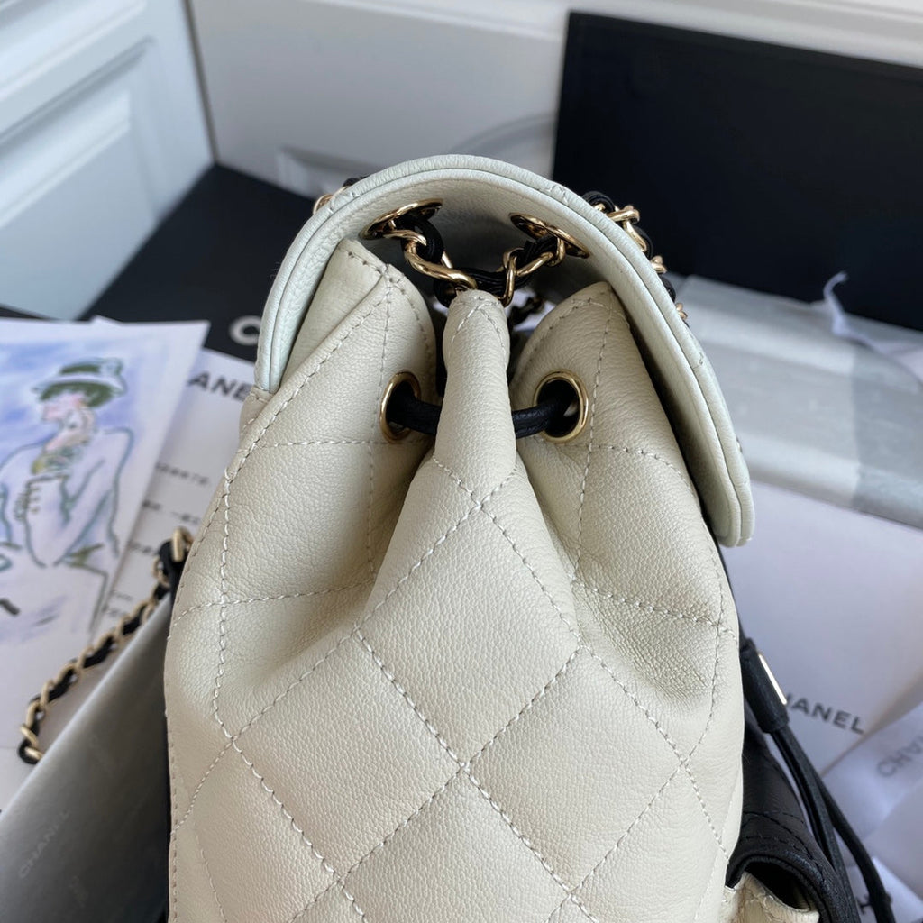 Quilted Leather Backpack