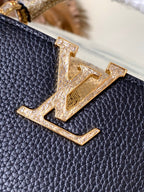 Capucines Mini Python Handle Bag