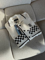 Checkered Mesh Shirt