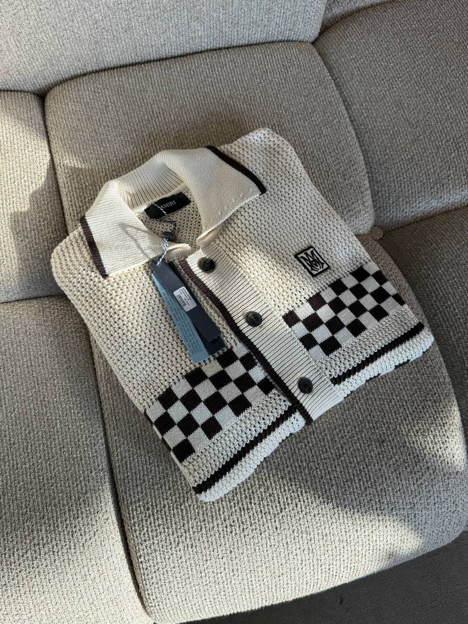 Checkered Mesh Shirt