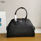 Saffiano Leather Top Handle Bag