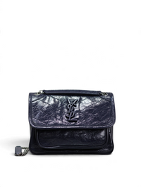 Niki Medium Patent Leather Shoulder Bag