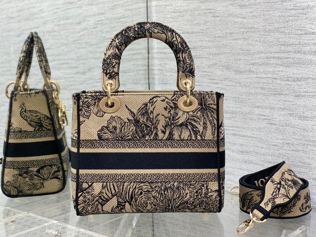 Embroidered Canvas Tote Bag