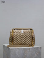 Quilted Leather Collage Bag