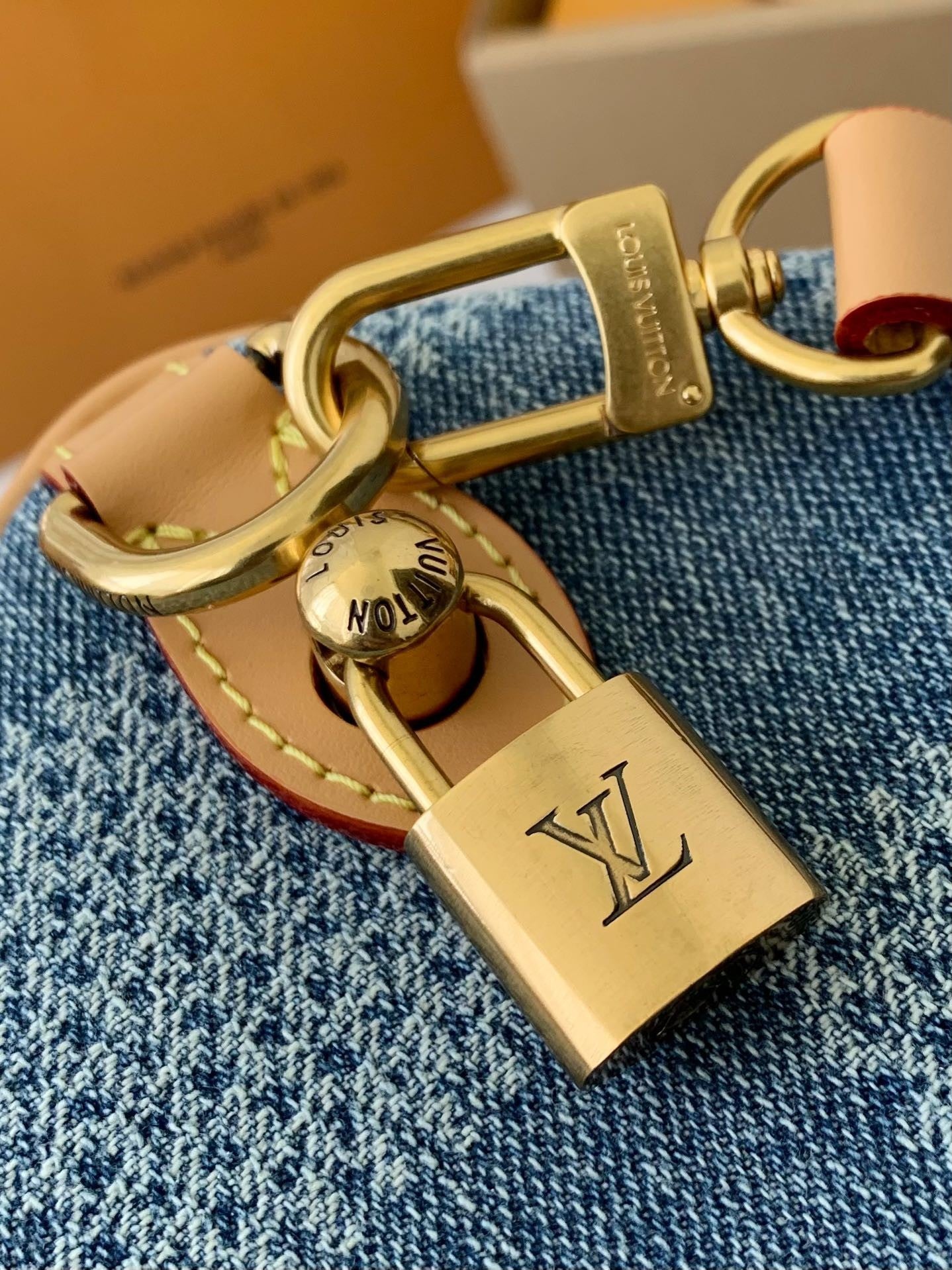 Denim Damier Speedy Bag