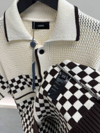 Checkered Mesh Shirt