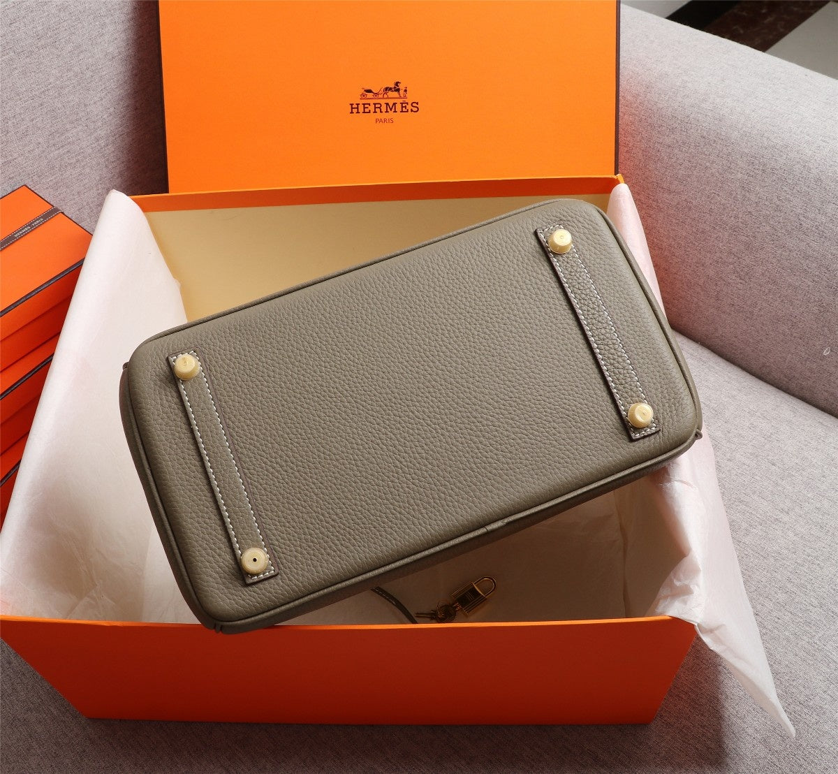 Birkin 25 Togo Leather Bag