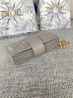 Quilted Leather Compact Wallet