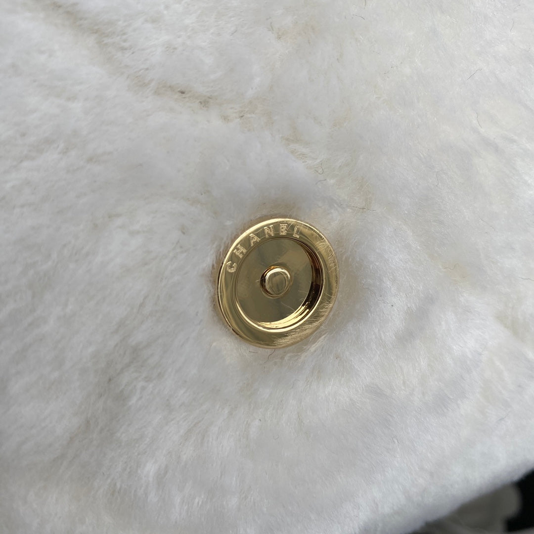 Shearling Flap Bag