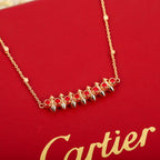 Clash Style Gold-Tone Rivet Necklace