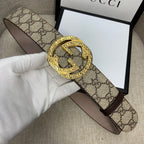GG Supreme Canvas Belt with Gold-Tone