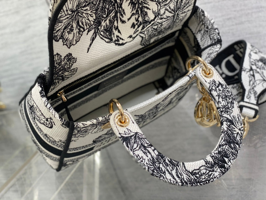 Embroidered Canvas Tote Bag