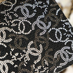 Crystal-Embellished Classic Flap Chain Shoulder Bag