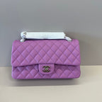Caviar Leather Classic Double Flap Bag