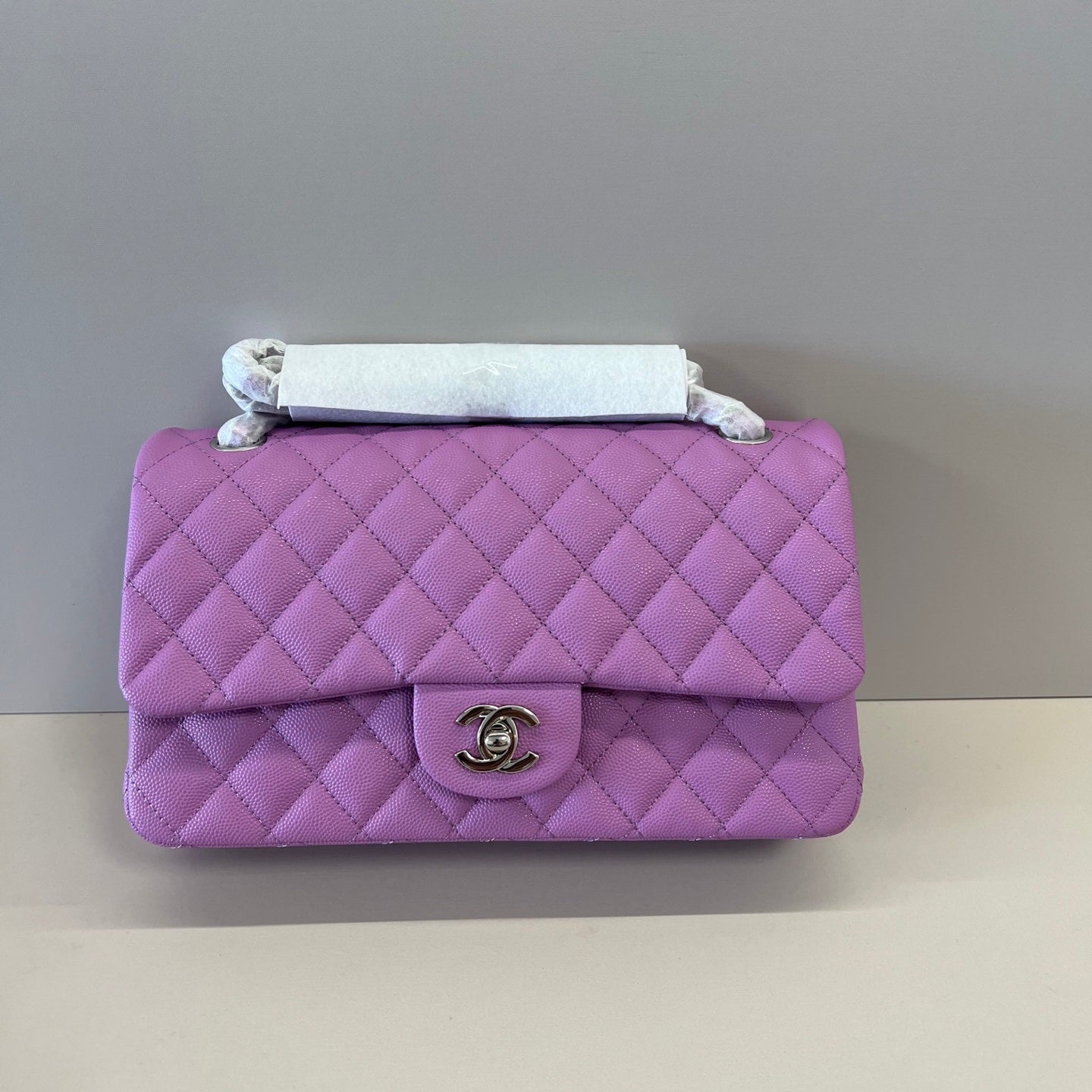 Caviar Leather Classic Double Flap Bag