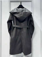 Hooded Wrap Coat