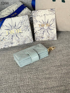 Quilted Leather Compact Wallet