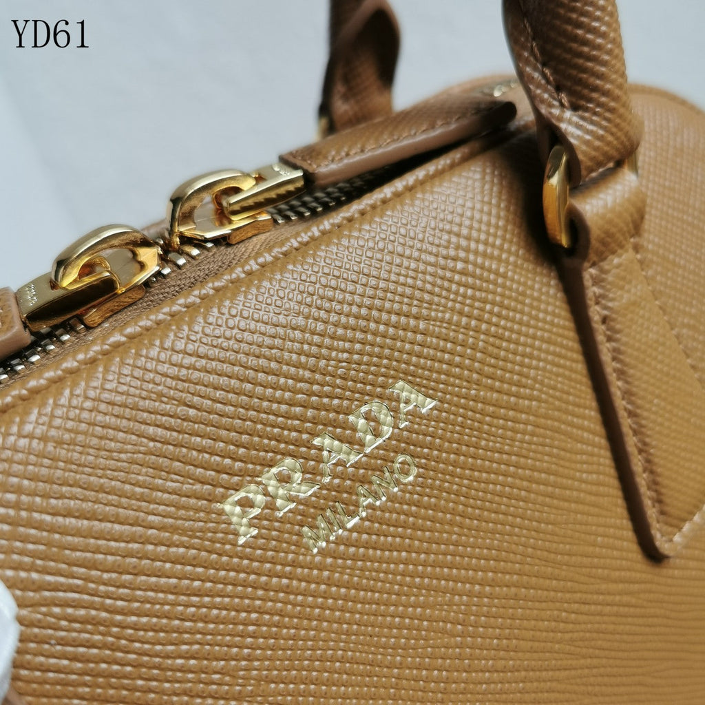 Saffiano Leather Top Handle Bag 32cm