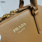 Saffiano Leather Top Handle Bag 32cm