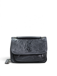 Niki Medium Patent Leather Shoulder Bag