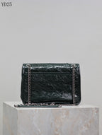 Niki Medium Patent Leather Shoulder Bag