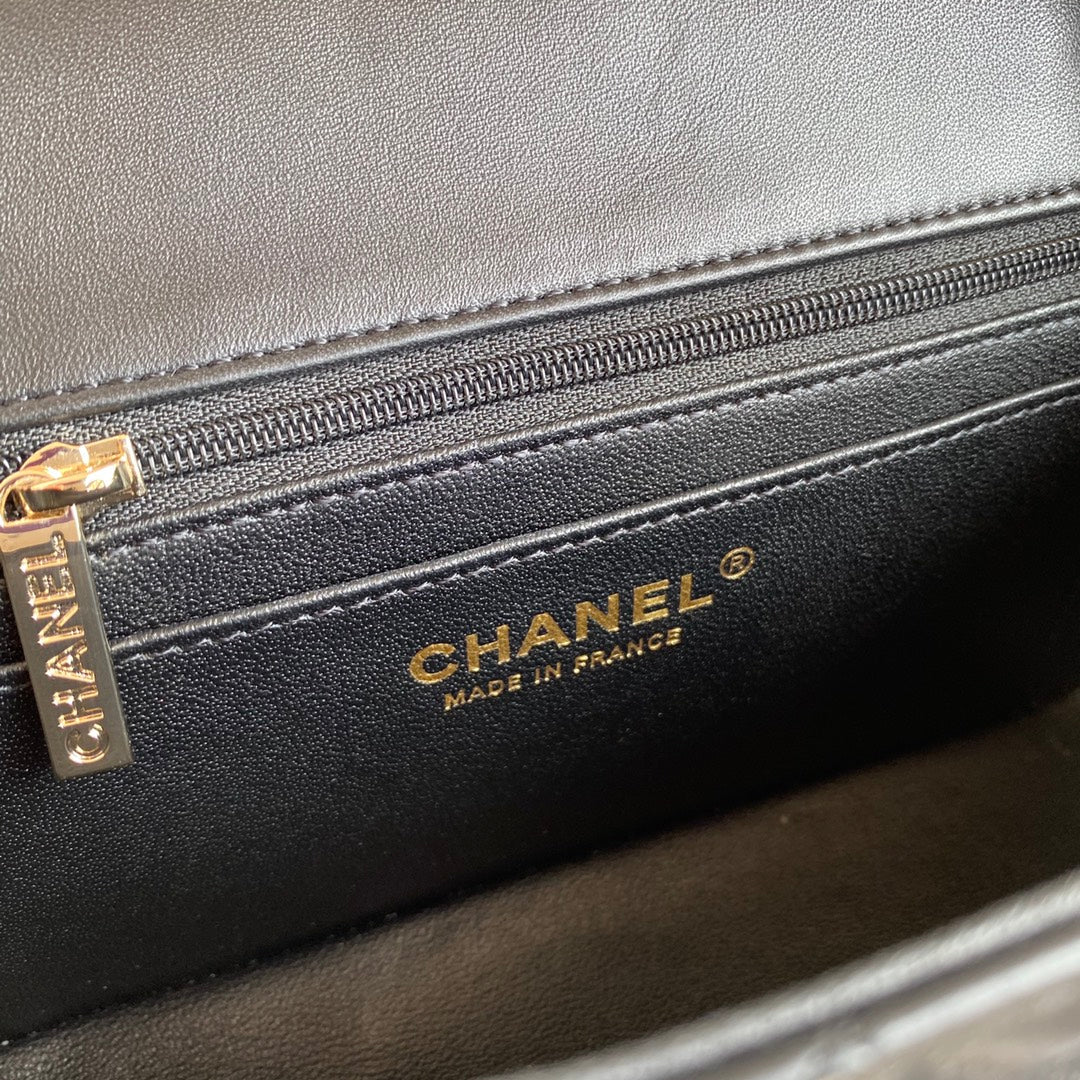 Quilted Coco Charm Flap Bag