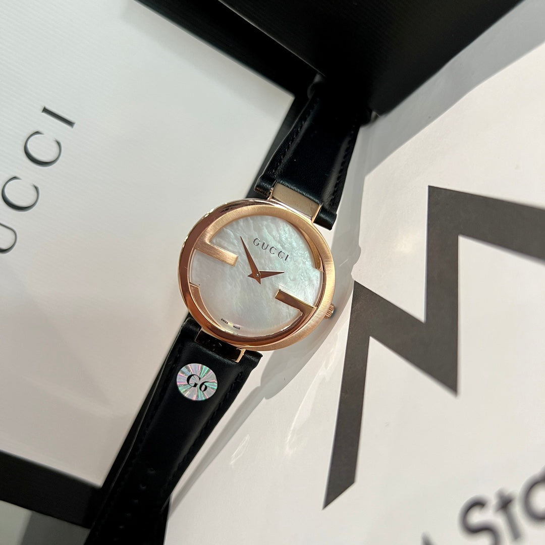 G Stainless 37 mm Steel Watch – White Dial