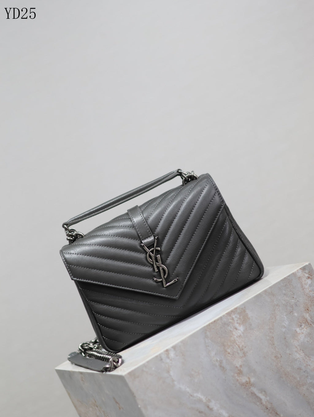 Quilted Leather Collage Bag
