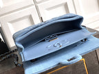 Denim Classic Flap Chain Shoulder Bag