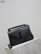 Quilted Leather Collage Bag