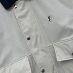 Cassandre Reversible Work Jacket 
in Brushed Cotton Double-Sided Canvas